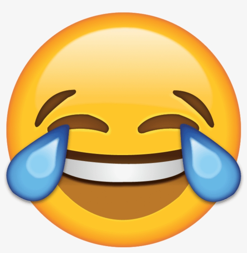 Laugh So Hard Until You Cry With This Little Emoji - Laugh Tears Emoji Png, transparent png #415512