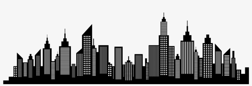 Wide X S Kb V Freedom Tower - Silhouette Of A City Skyline, transparent png #415863