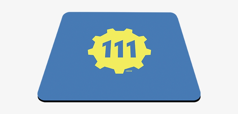 Qck Fallout 4 Vault - Vault 111 Mousepad, transparent png #416045