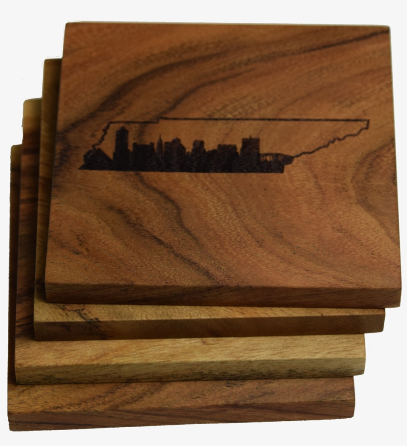 Memphis Skyline Within Tennessee Outline Coasters, transparent png #416178