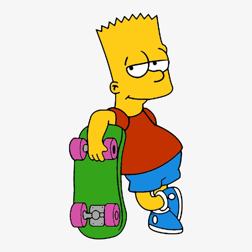The Simpsons Clip Art - Bart Simpson, transparent png #416182