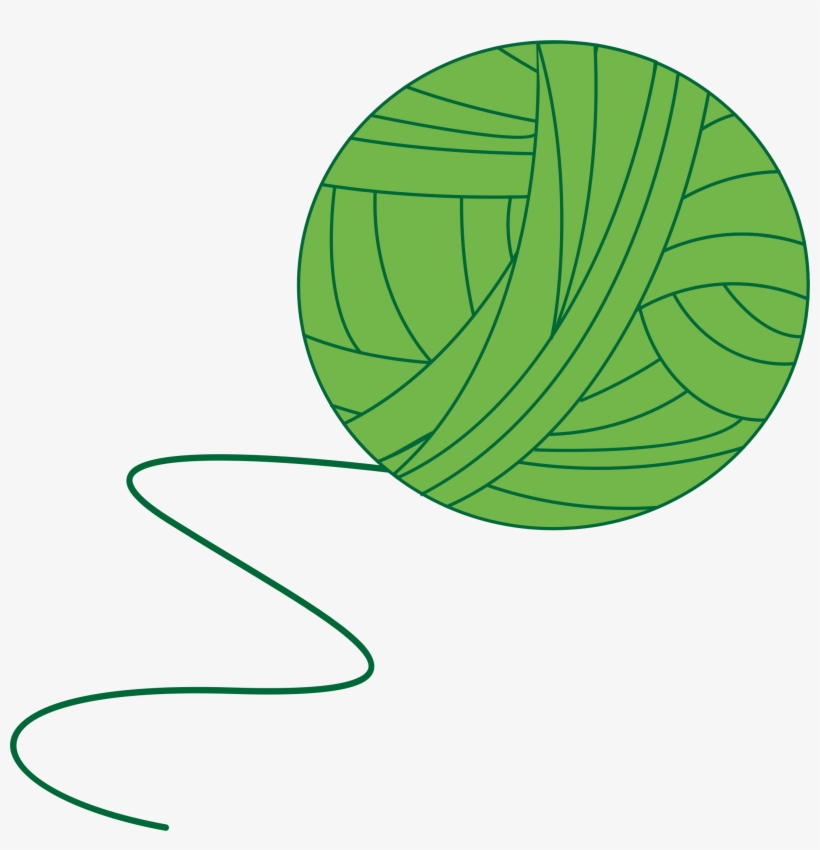 This Free Icons Png Design Of Green Ball Of Yarn, transparent png #416356