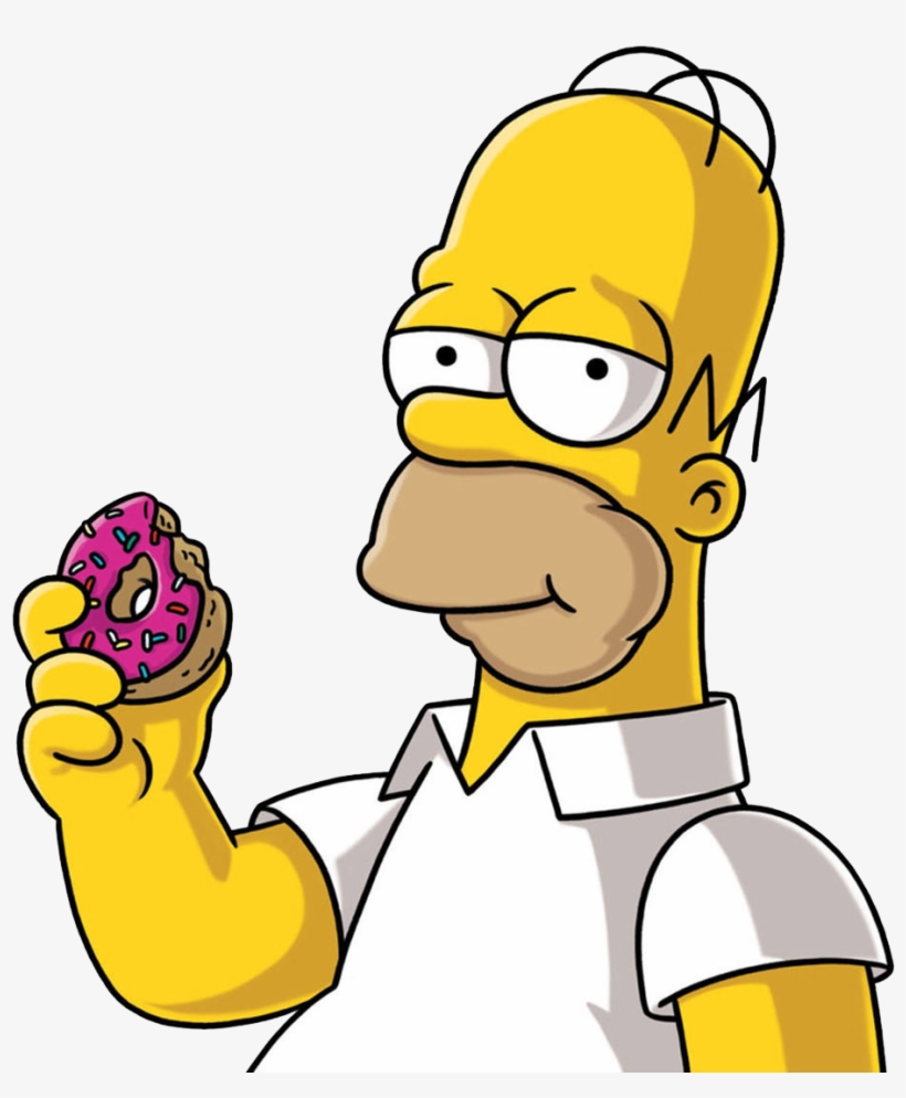 Donuts Clipart Simson - Homer Simpson, transparent png #416529