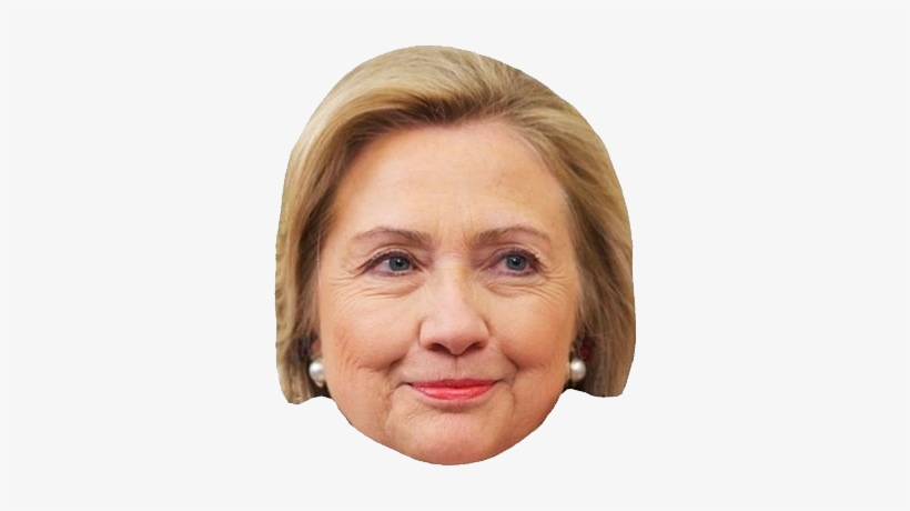 Hillary Clinton Cut Face, transparent png #416674