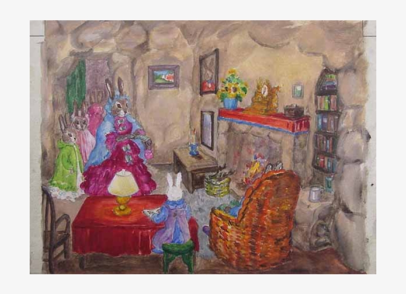 Mr Rusty Fox Goes To The Banquet Page - Modern Art, transparent png #416840