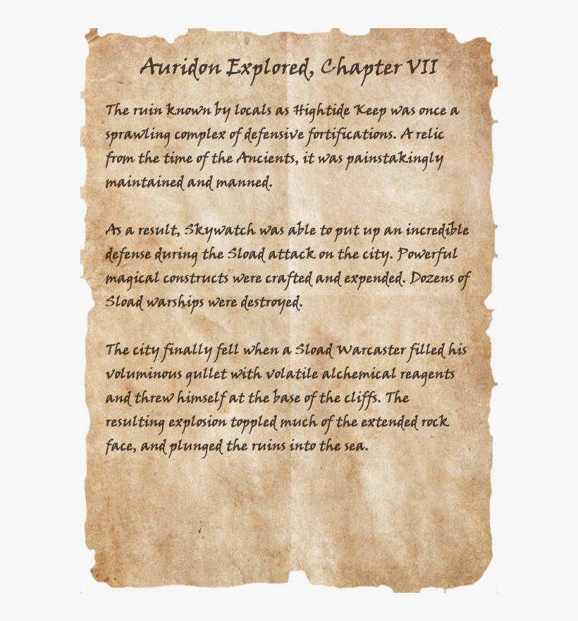 Auridon Explored Vii - Vellum, transparent png #417010