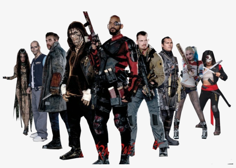 Png Esquadrão Suicida - Gb Eye Suicide Squad Group Maxi Poster, transparent png #417473