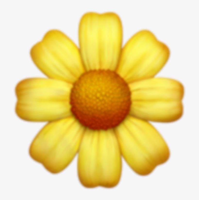 Flower Flowers Emoji Emojis Tumblr Sticker 🐝 Png Emoji - Transparent Background Flower Emoji, transparent png #417646