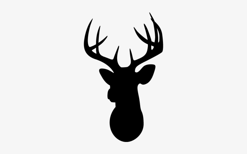 Deer Head Silhouette Png Svg Transparent - Buck Head Silhouette Clip Art, transparent png #417783