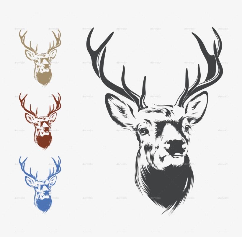 Deer Head Png Image - Deer Head Png, transparent png #417958