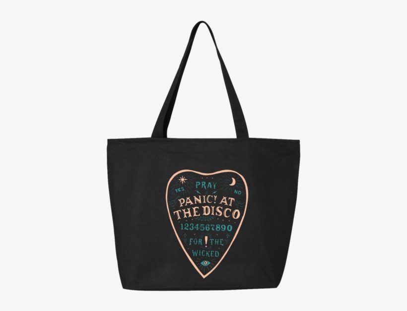 Ouija Zipper Tote - Panic At The Disco Ouija, transparent png #418151