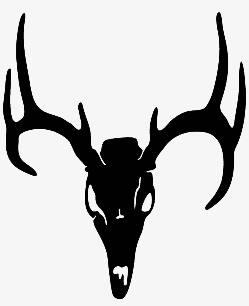 Antler Clipart Camo - Deer Skull Metal Art, transparent png #418176