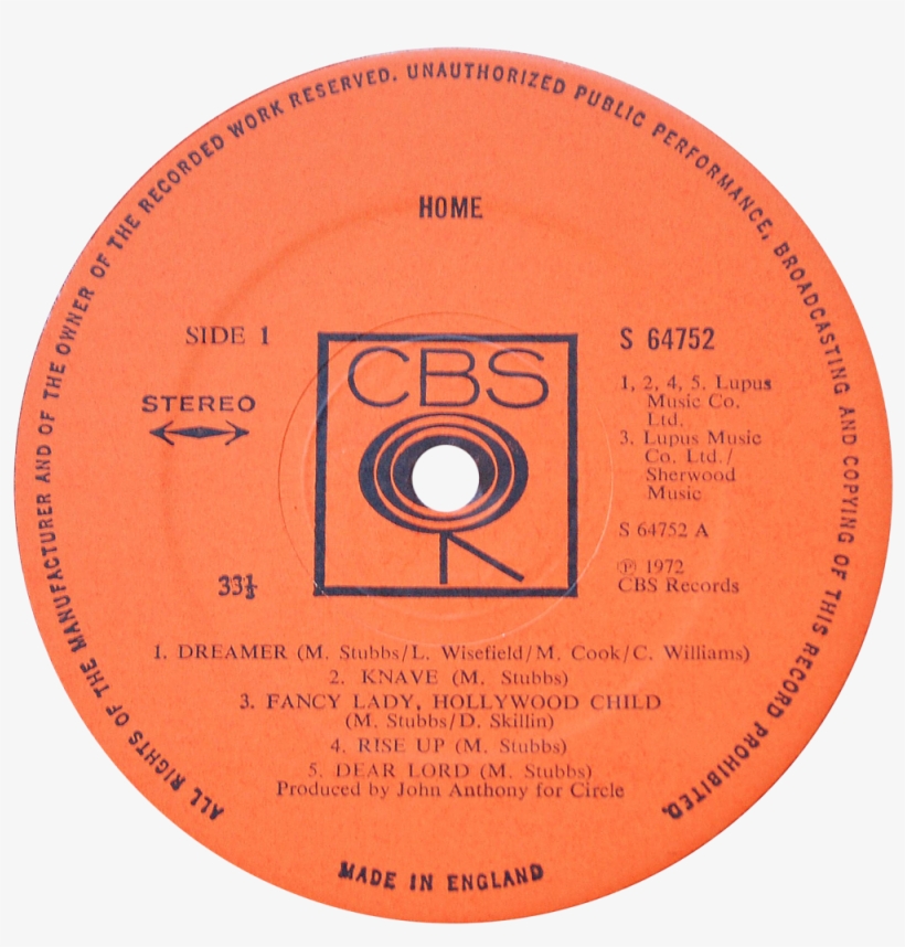 S 64752 Home Label - Lp Label, transparent png #418196