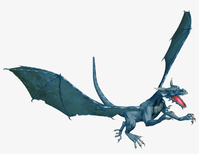 Blue Dragon - Dragon With Clear Background, transparent png #418331