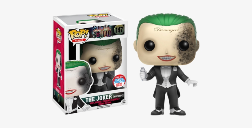 Suicide Squad Funko Pop The Joker - Funko Pop Suicide Squad Joker, transparent png #418349