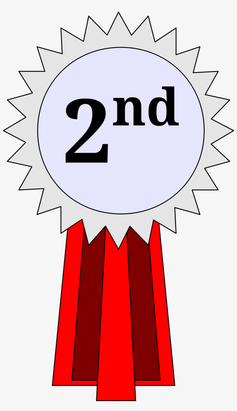 This Free Icons Png Design Of 2nd Place Ribbon, transparent png #418368