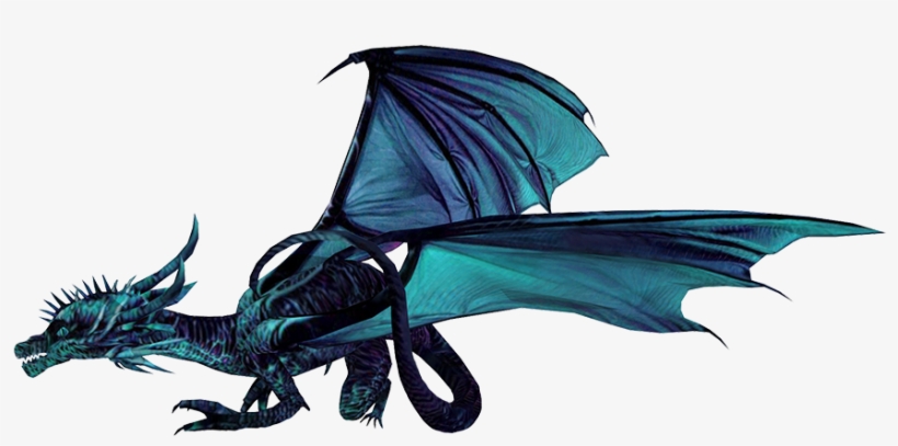 Blue Ice Dragon Pictures - Blue Dragon Gif Png, transparent png #418412