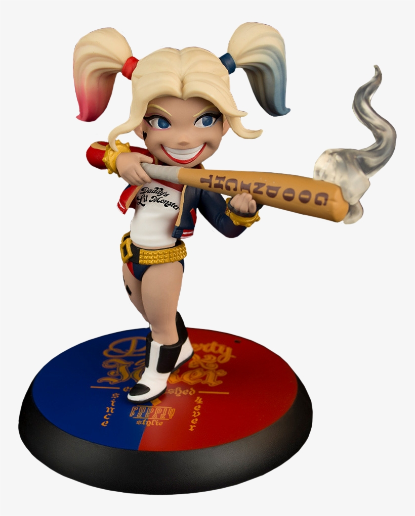 Suicide Squad Harley Quinn Q-fig Figure 3” Vinyl Figure - Harley Quinn Q-fig Figure, transparent png #418625