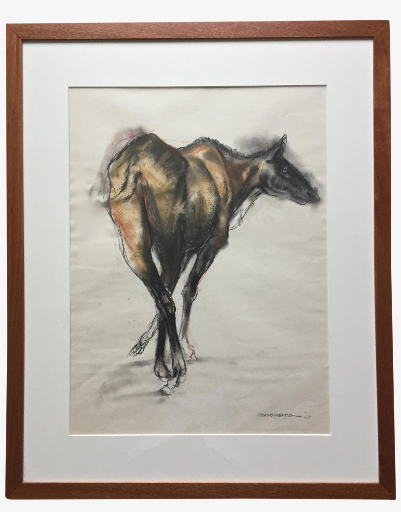 Horses Drawing Pastel - Drawing, transparent png #418994