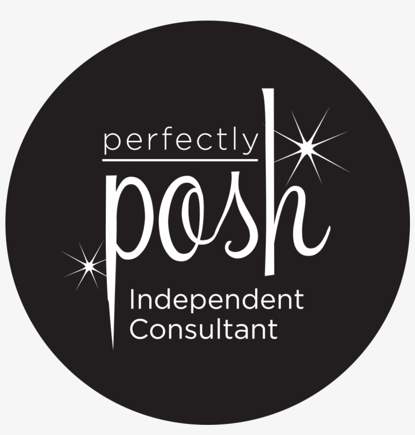 Rr0185 Posh Ic Logo Bw - Perfectly Posh Logo Without Background, transparent png #419046