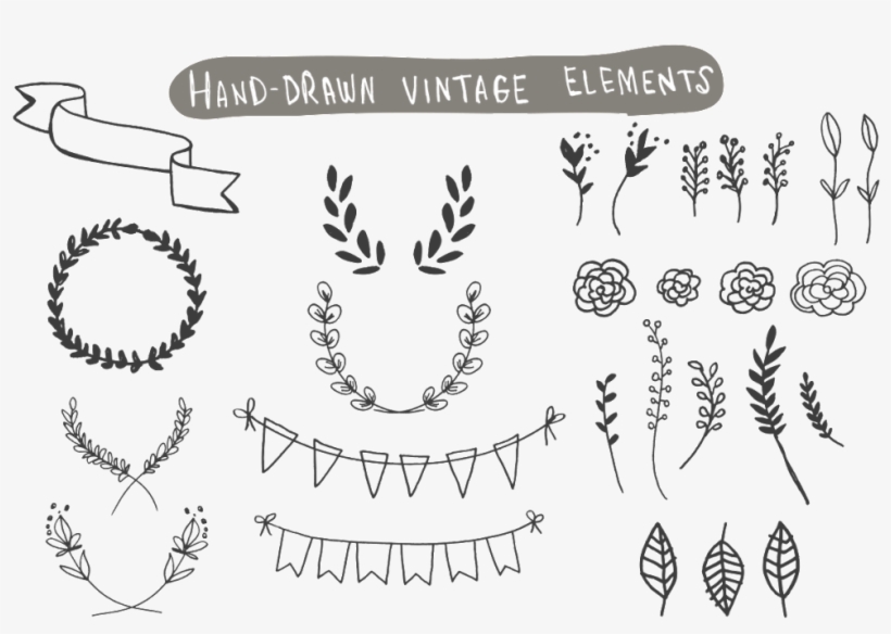 This Graphics Is Hand Drawn Doodle Vintage Vector Elements - Graffiti, transparent png #419069