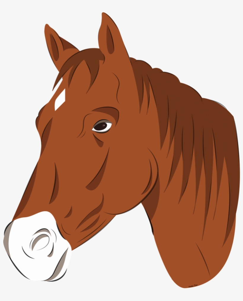 Graphic Transparent Library By Faunafay On Deviantart - Horse Head Vector Png, transparent png #419072