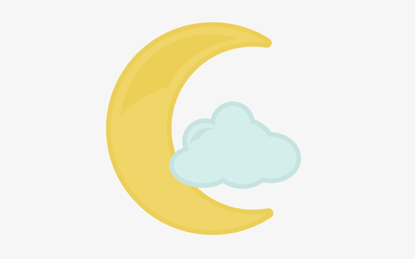 Png Library Moon With Cloud Svg File For Cutting Free Transparent Png Download Pngkey