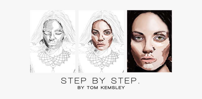 This Was My First Ever Digital Painting On My Graphics - Sketch, transparent png #419223