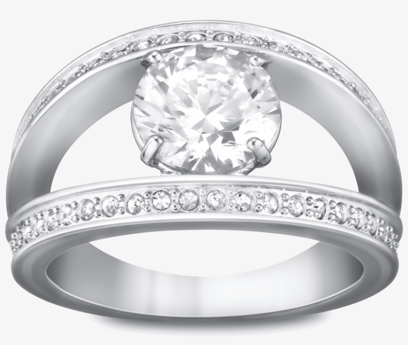 Free Png Silver Jewelry Png Images Transparent - Vitality White Ring Swarovski, transparent png #419401