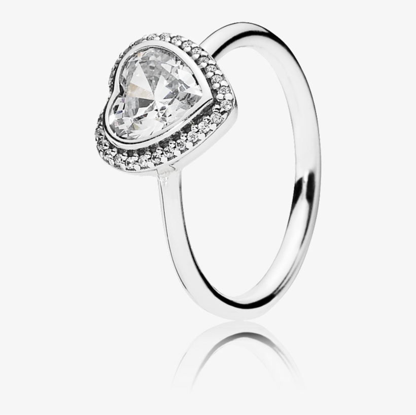 Graphic Free Pandora - Pandora Love Heart Ring - Free Transparent PNG ...