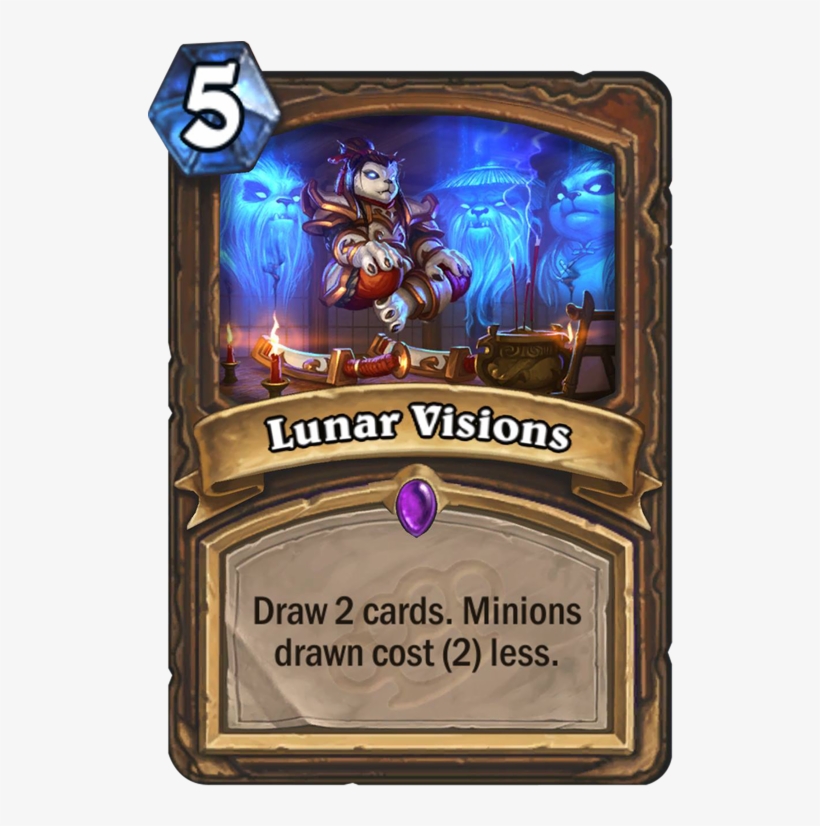 Lunar Visions Card - Lunar Visions Hearthstone, transparent png #419760