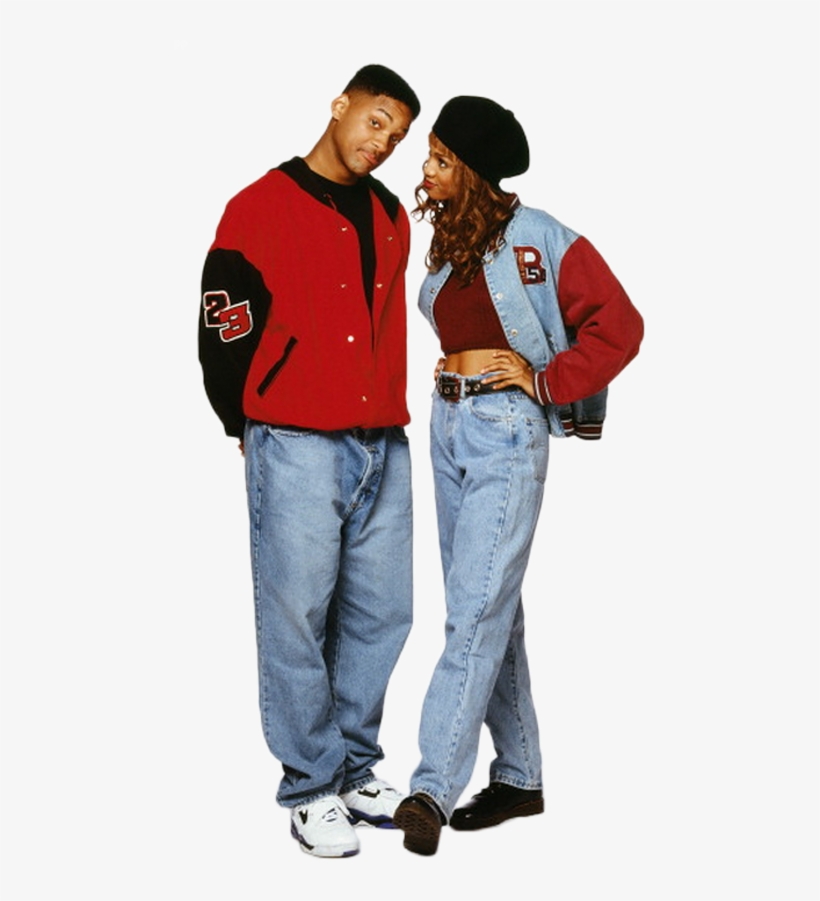 Will Smith & Tyra Banks Fresh Prince Of Bel Air - Prince Of Bel Air Style, transparent png #419781
