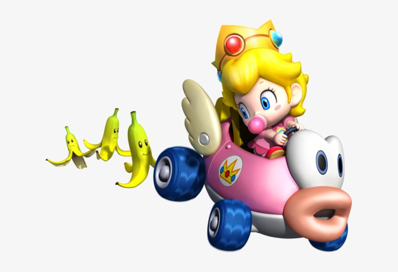 Top 89 Mario Kart Clip Art - Baby Princess Peach Mario Kart, transparent png #419871