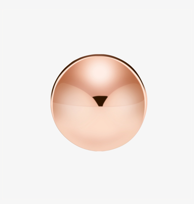 Sphere Stud Earring 8mm - Candle, transparent png #4100279