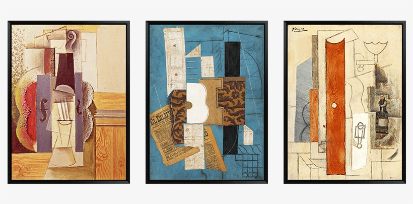 Picasso European Decorative Painting Living Room Modern - Pablo Picasso Collage, transparent png #4100377