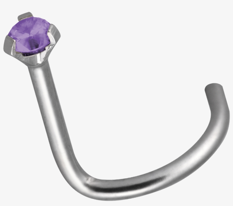 Titanium Nose Stud - Body Jewelry, transparent png #4100436