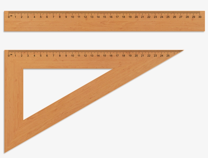 The Ruler Wooden Ruler Setsquare Centimete - Penggaris Png - Free ...