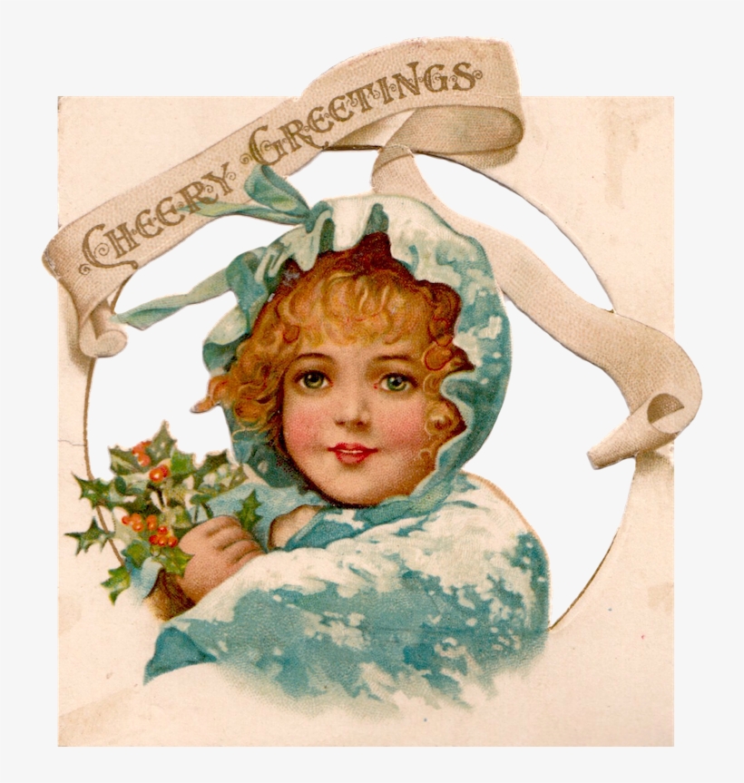 Wings Of Whimsy - Schnee-mädchen- Weihnachtsgruß-karte Karte, transparent png #4100461