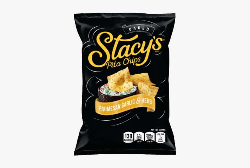 Parmesan Garlic & Herb Pita Chips - Stacy's Pita Chips, transparent png #4100586