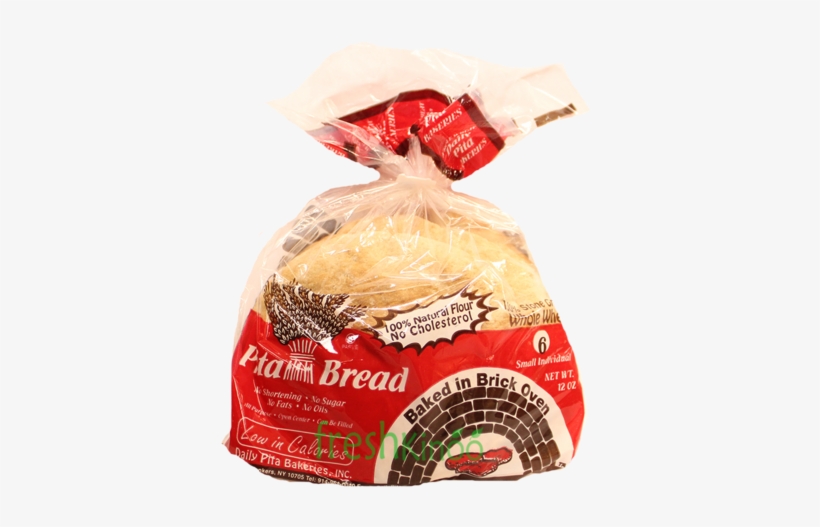 Whole Wheat Pita Bread 6 Pcs - Pita, transparent png #4100644