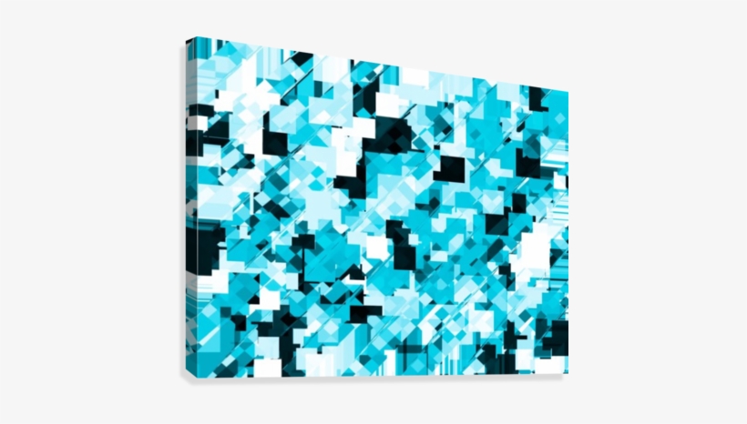 Geometric Square Pixel Pattern Abstract Background - Artist, transparent png #4100724