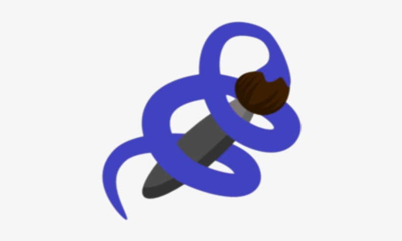 Paint Brush Clipart Mlp Paint - Cutie Mark Paint Brush, transparent png #4101011