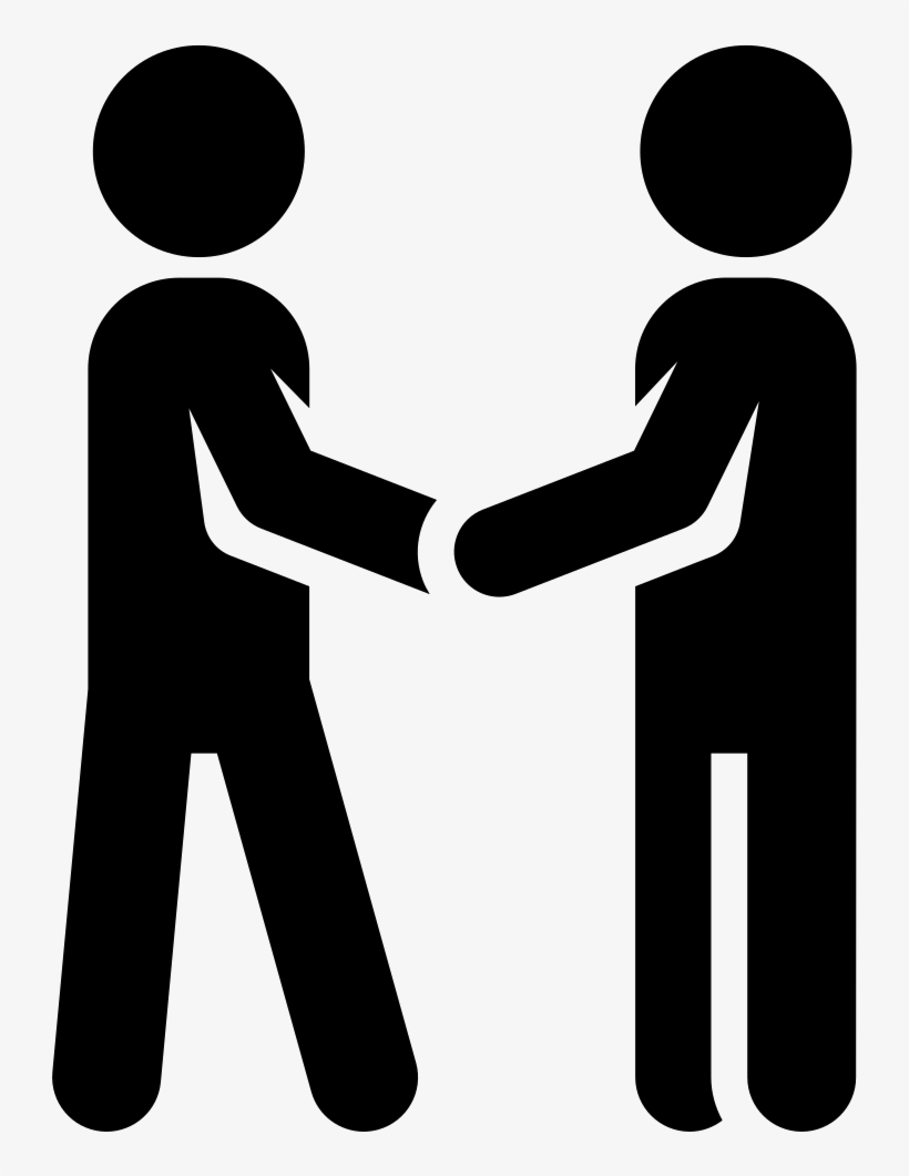 Hand Shake Svg Png Icon Free Download - People Shaking Hands Icon, transparent png #4101239