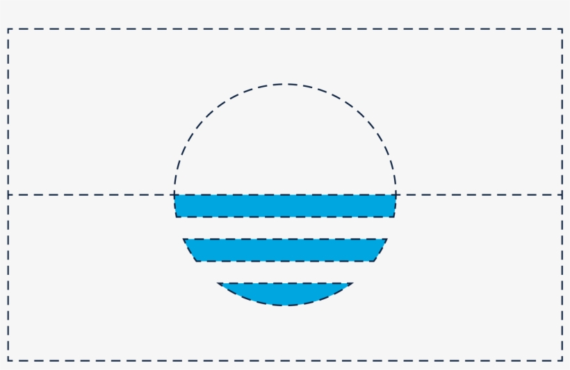 The Three Stripes In The Sun's Reflection Represent - Circle, transparent png #4101515