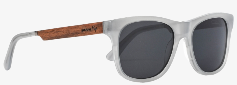 White Fog Wooden Sunglasses - Sunglasses, transparent png #4102165