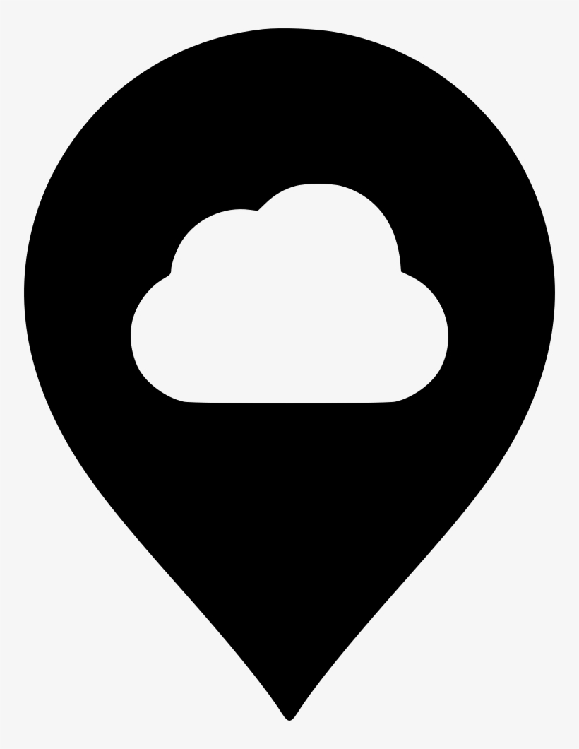 Fog Cloud Comments - Map Marker Alt, transparent png #4102252