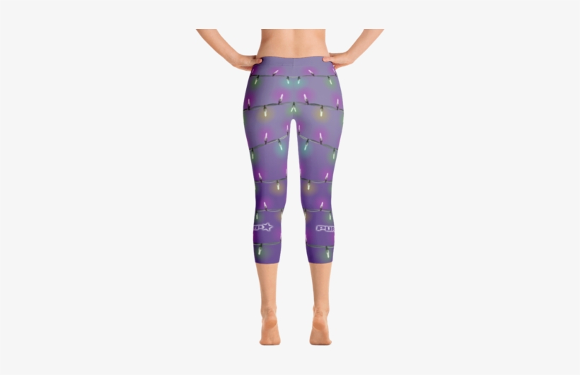 Purp Star Capris - Fracticalvisions Opal Dragon , (all Over Print) Legging, transparent png #4102324