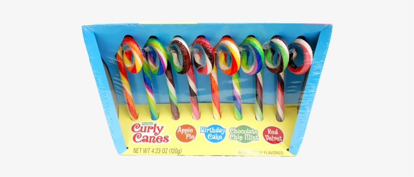 Curly Candy Canes - Frankford Curly Candy Canes - 8 Count, 4.23 Oz Box, transparent png #4102421