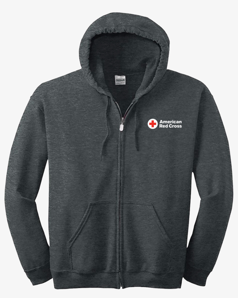 Black - Heather - Red - White - Delta Chi Flag Patch Zippered Sweatshirt, transparent png #4102561