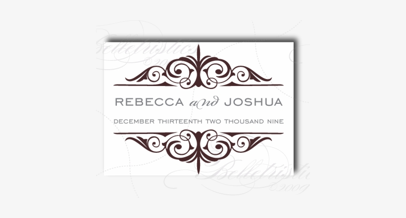 Stationery Design And Inspiration For The Diy Bride - Wedding Name Logo Design Png, transparent png #4102743